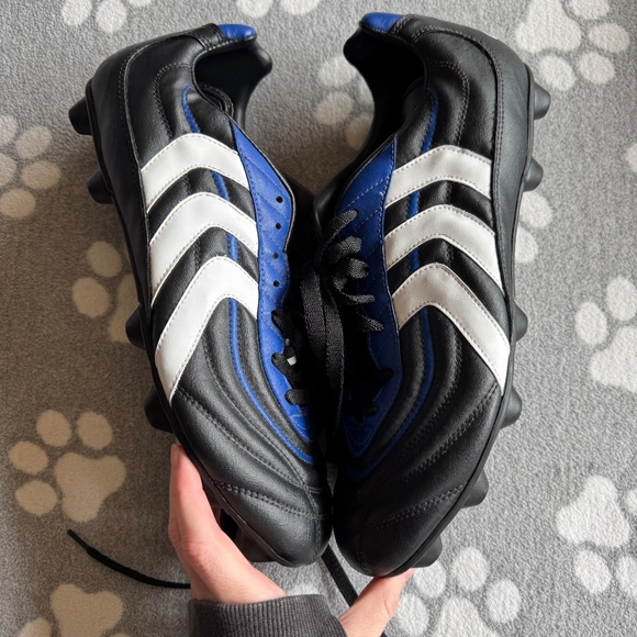 Vintage Adidas Cleats Men's 11.5 Soccer Football Leather 1999 - Picture 6 of 12